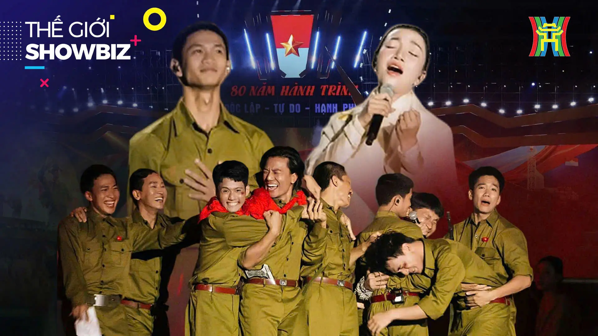 Hàng nghìn khán giả hát cùng dàn diễn viên 'Mưa đỏ' | Thế giới Showbiz | 03/09/2025
